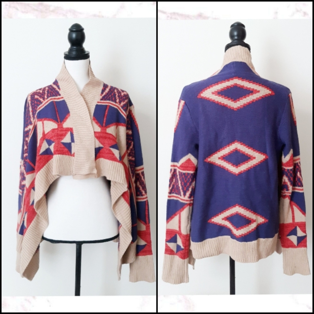 Asymmetrical Cardigan Sweater